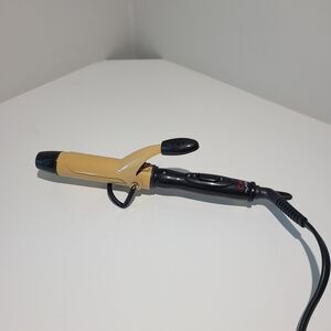 CHI AIR Compact 1" Curling Iron Travel Size Black/Gold - Tested